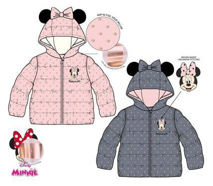 Disney Minnie Baby gefütterte Jacke 6-24 Monate