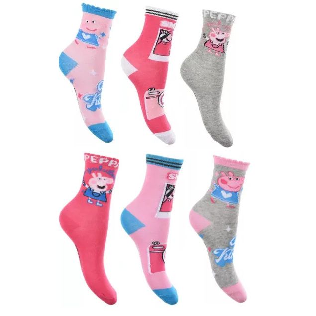 Peppa Wutz Kinder Socken 23-34