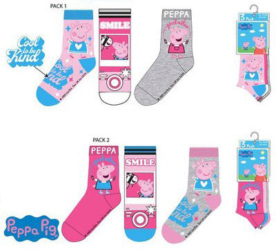 Peppa Wutz Kinder Socken 23-34