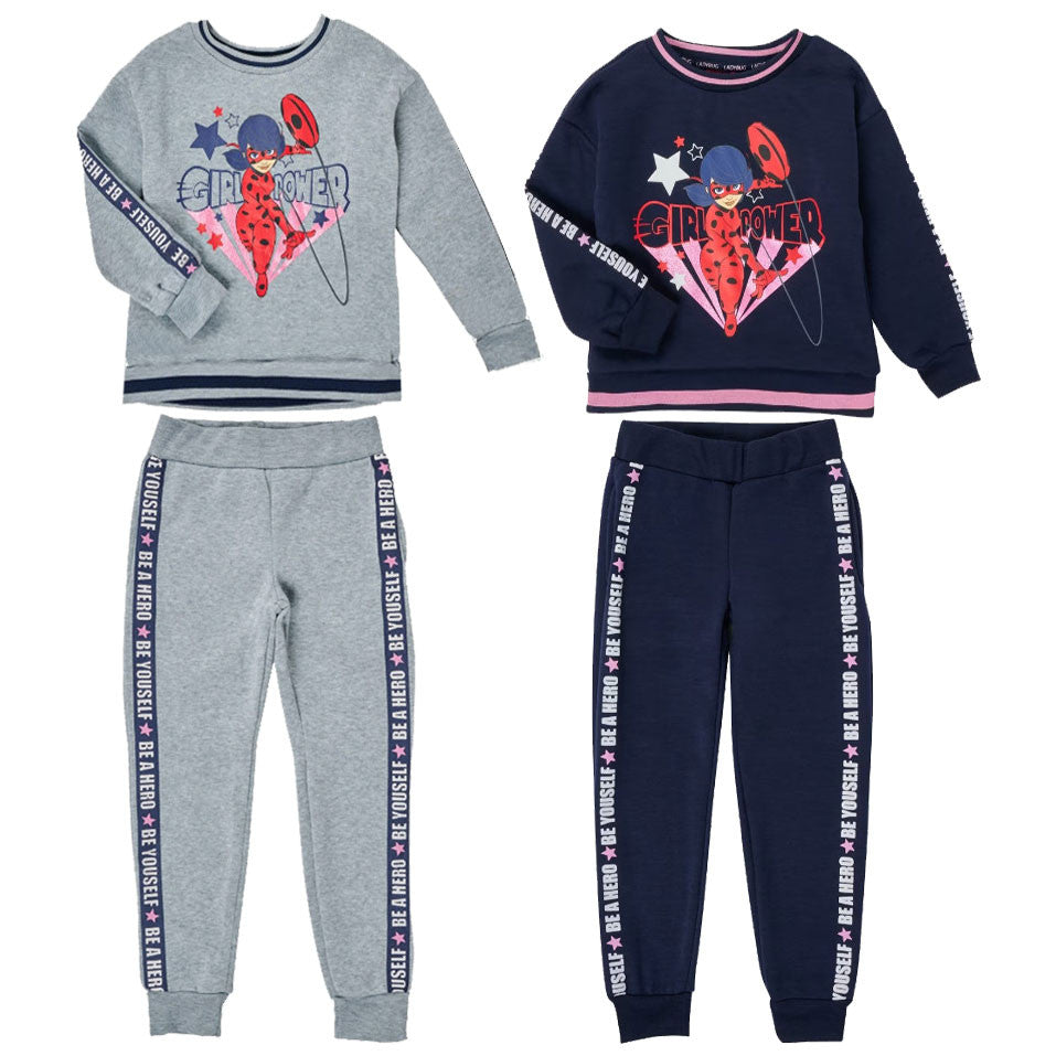 Miraculous Geschichten von Ladybug und Cat Noir Kinder Trainingsanzug, Jogging Set 4-8 Jahre
