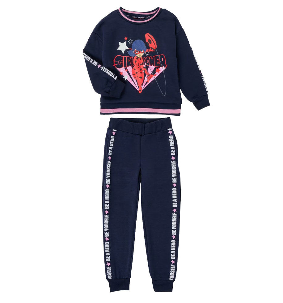 Miraculous Geschichten von Ladybug und Cat Noir Kinder Trainingsanzug, Jogging Set 4-8 Jahre