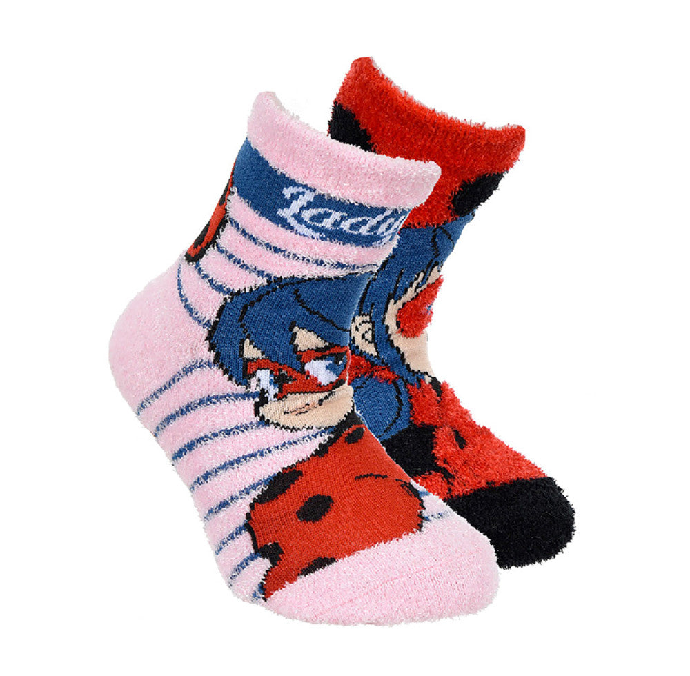 Miraculous Geschichten von Ladybug und Cat Noir Kinder dicke rutschfeste Socken 23-34