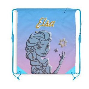 Disney Eiskönigin Elsa Turnbeutel für Kinder – 37 x 31 cm