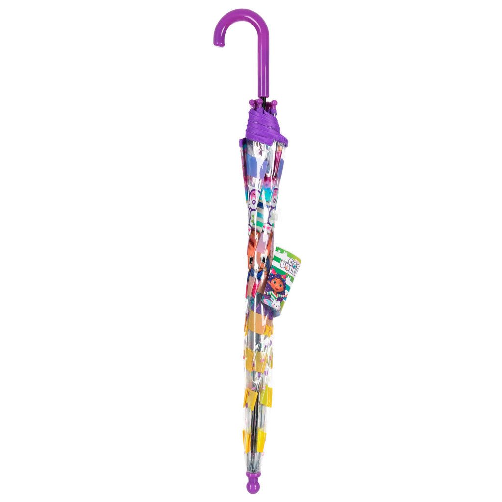 Gabby's Dollhouse Welcome Transparenter Kinderregenschirm für Kinder – 72 cm