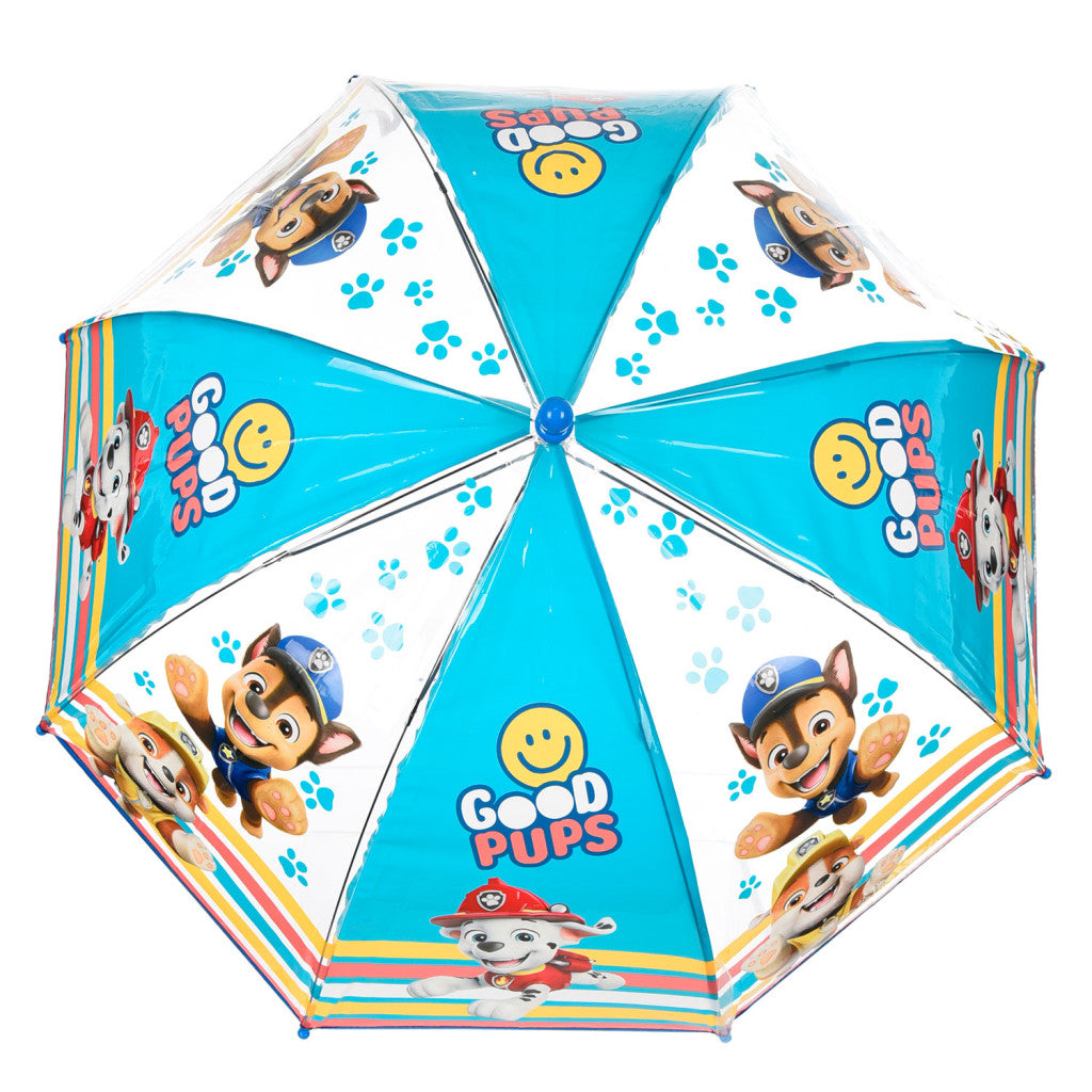 Parapluie Transparent Enfant Pat' Patrouille Bons Chiots – 72 cm