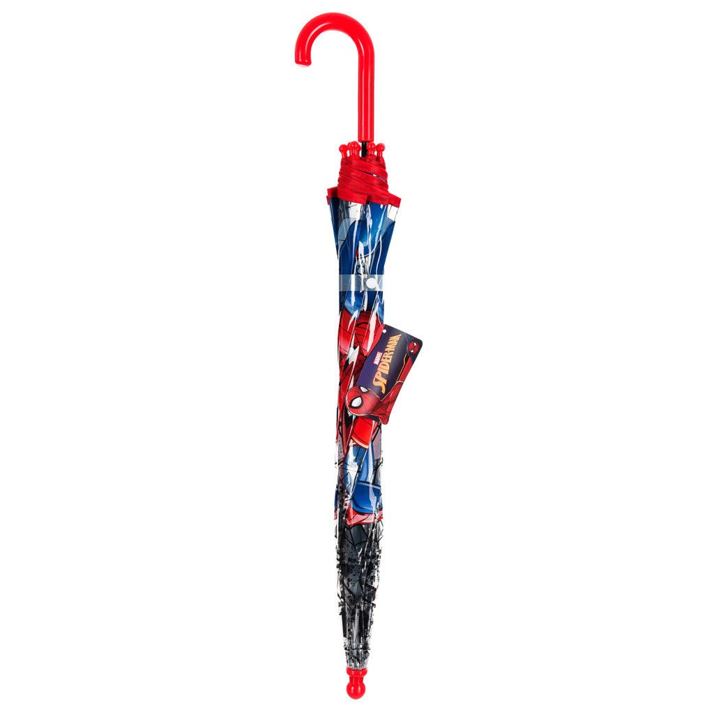 Spiderman Web Power ⌀72 cm Transparenter Kinderregenschirm für Kinder – 72 cm