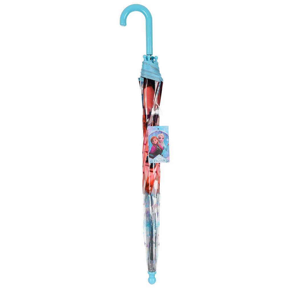 Disney Eiskönigin Stars Transparenter Kinderregenschirm für Kinder – 72 cm