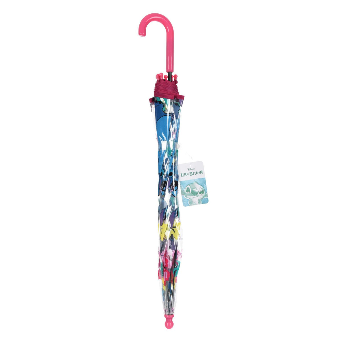 Disney Lilo et Stitch Island Parapluie transparent pour enfant – 72 cm
