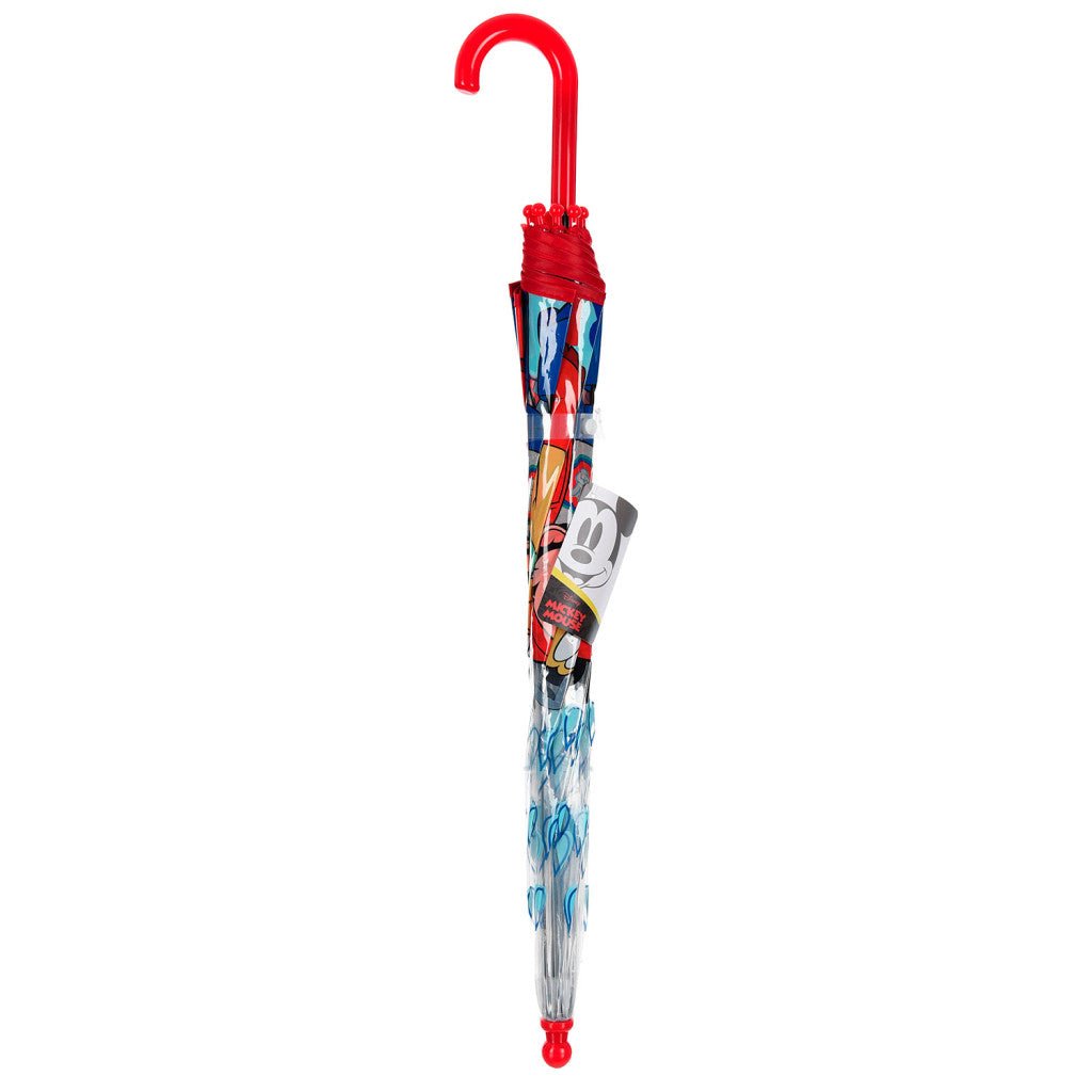 Disney Mickey Fun Day Transparenter Kinderregenschirm für Kinder – 72 cm