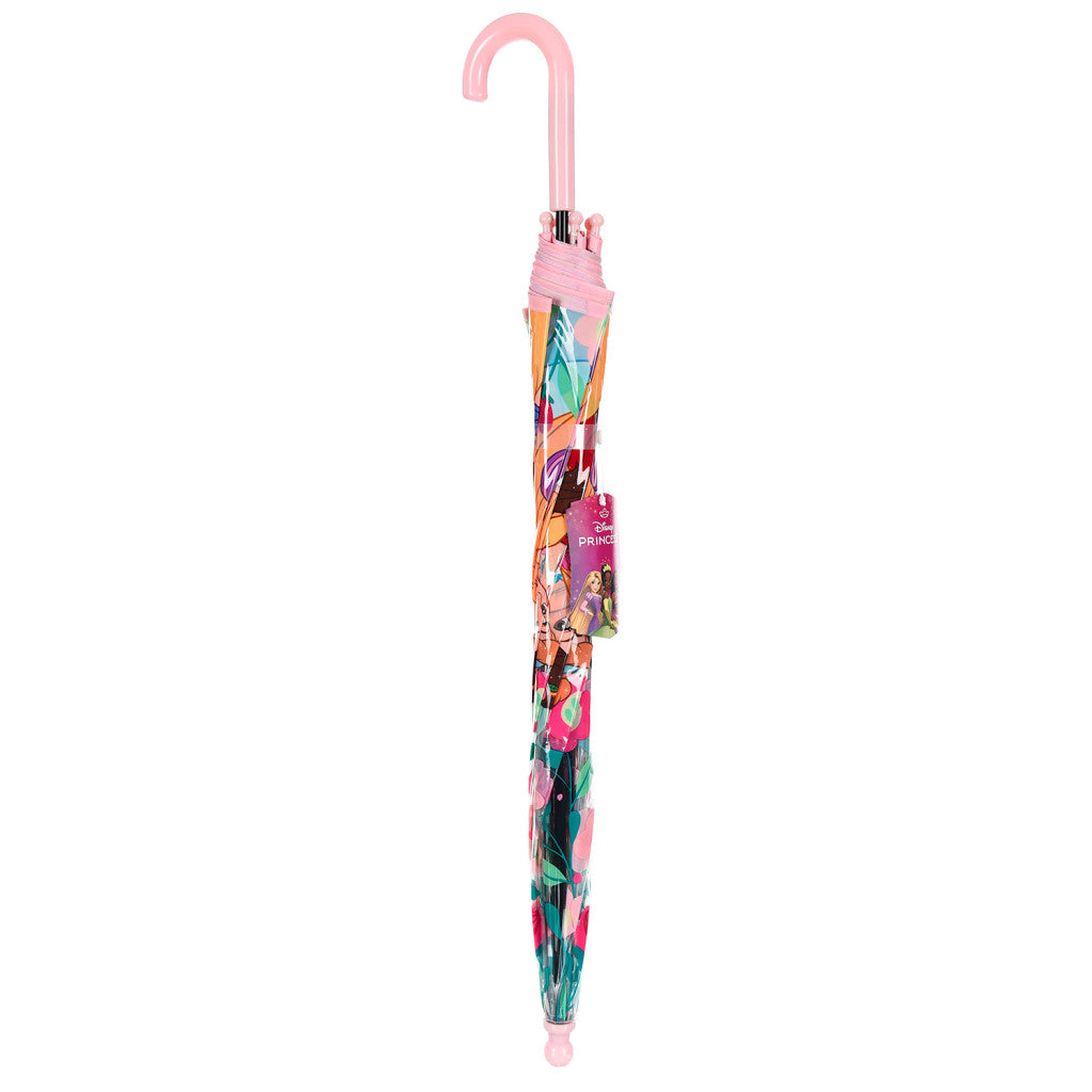 Disney Prinzessin Fairytale Transparenter Kinderregenschirm für Kinder – 72 cm