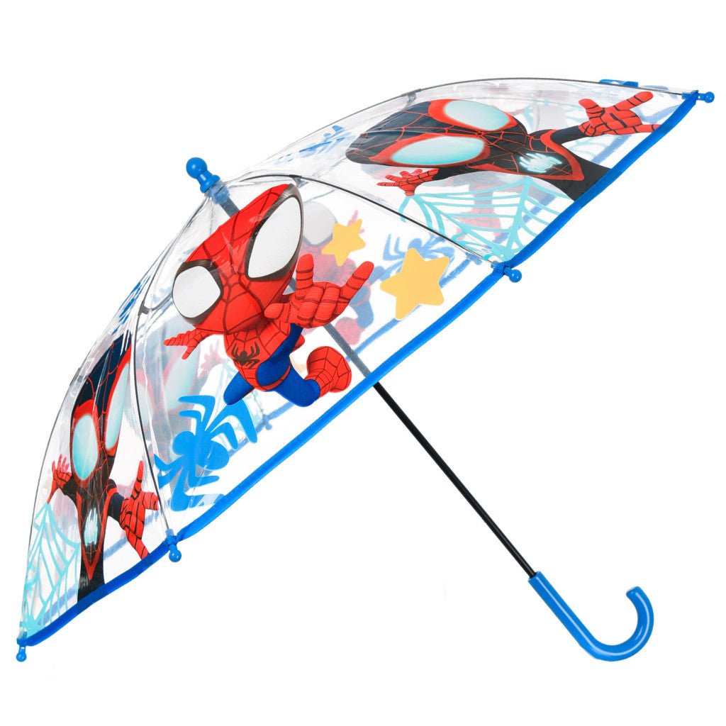 Spiderman Spidey Hero Transparenter Kinderregenschirm für Kinder – 72 cm