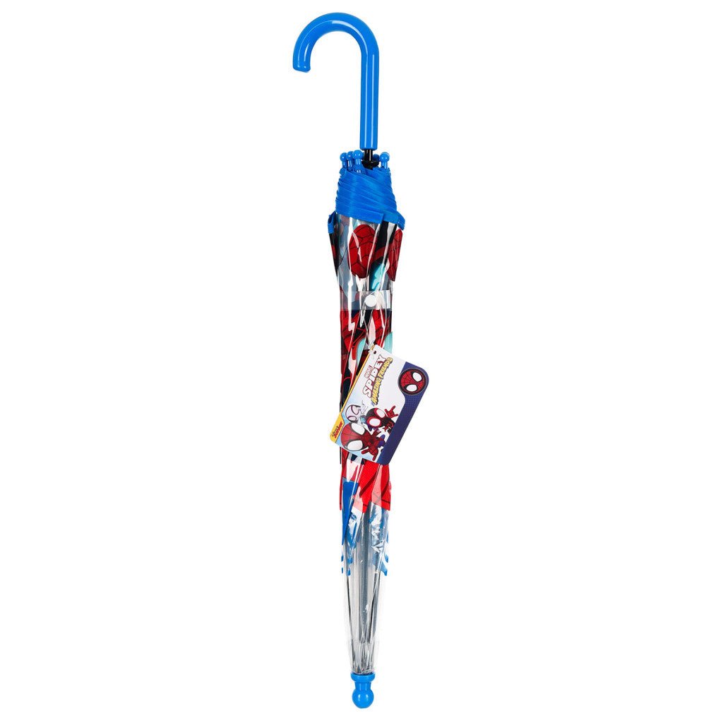 Spiderman Spidey Hero Transparenter Kinderregenschirm für Kinder – 72 cm