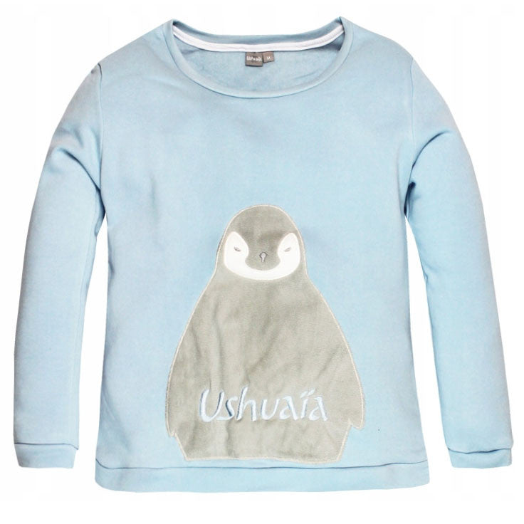 Ushuaia Arctic Blue Pinguin Damenpullover S-XXL
