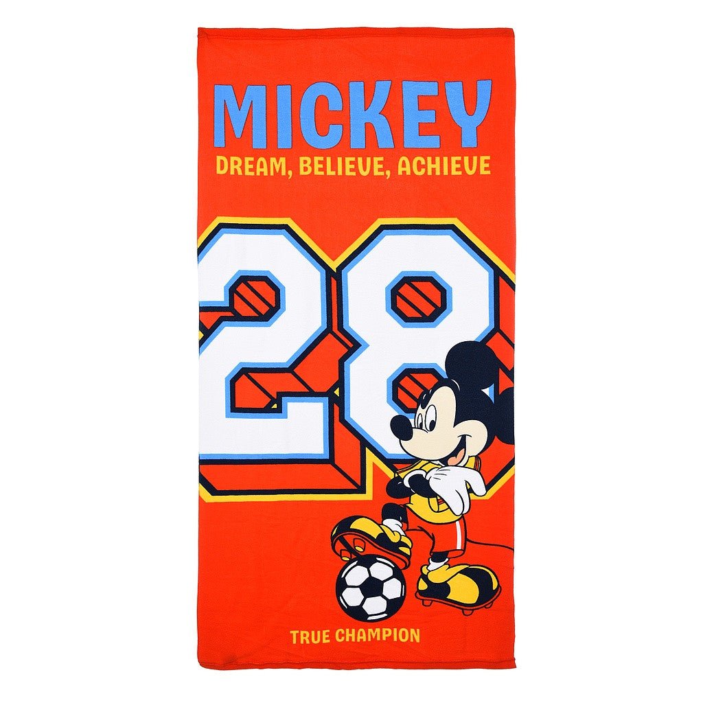 Disney Mickey , ( ) Badetuch für Kinder aus Polyester – 70 × 140 cm