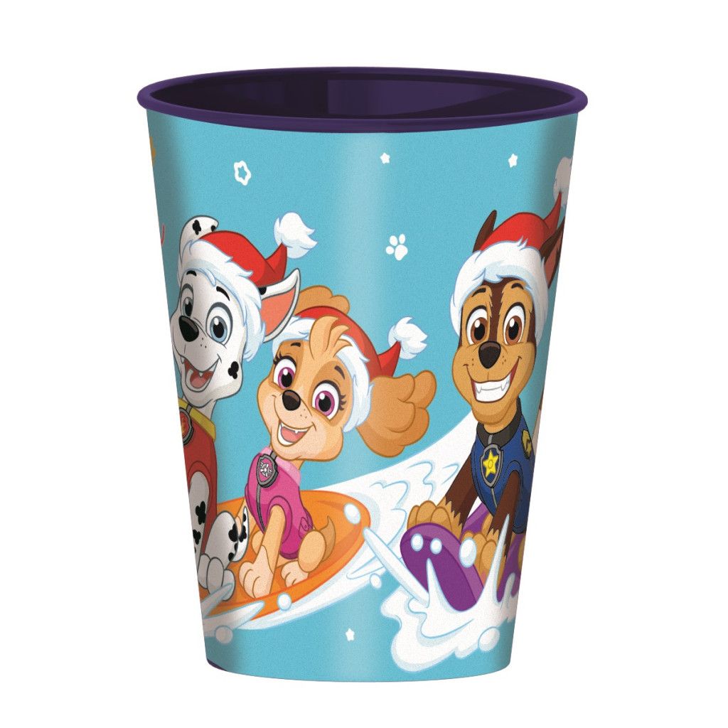 Paw Patrol Holiday Christmas Plastic Cup for Kids – 260 ml, BPA-free