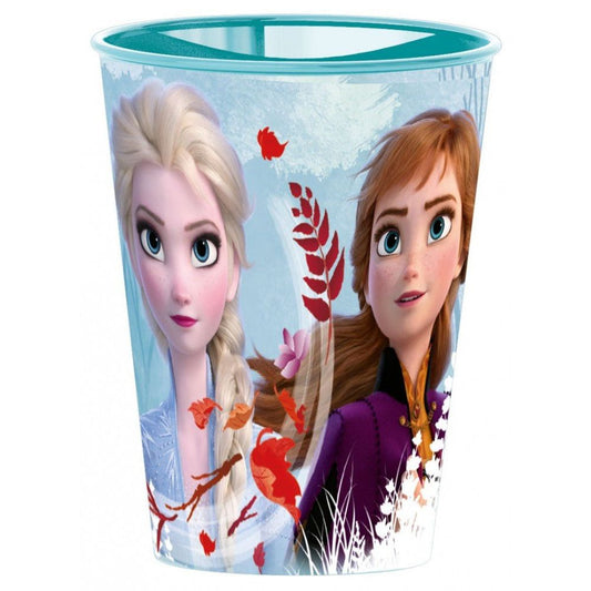 Disney Eiskönigin Blue Forest Kunststoffbecher für Kinder – 260 ml, BPA-frei