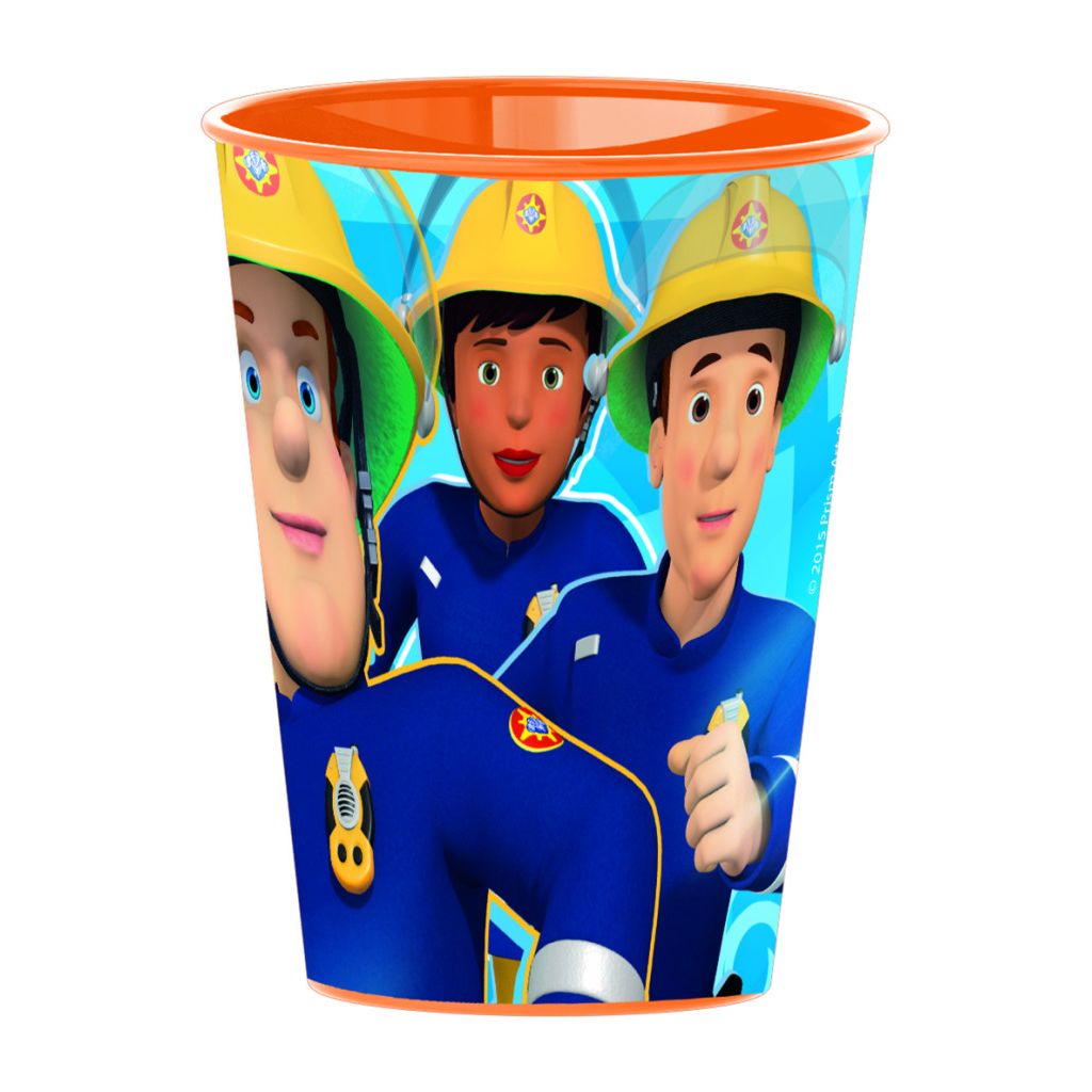 Fireman Sam Rescue Mission Plastic Cup for Kids – 260 ml, BPA-free