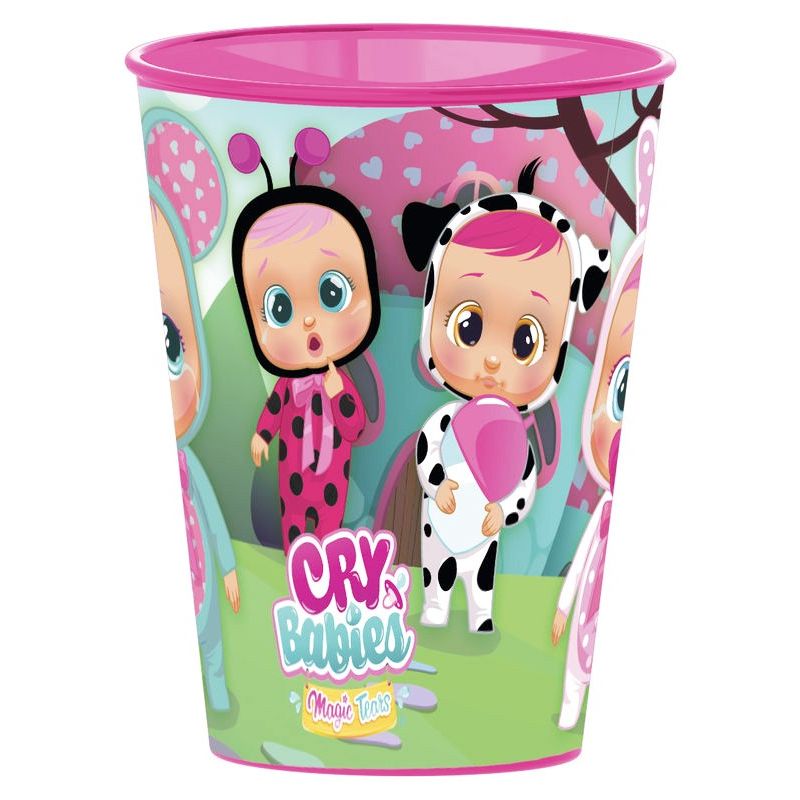 Cry Babies Kunststoffbecher für Kinder – 260 ml, BPA-frei