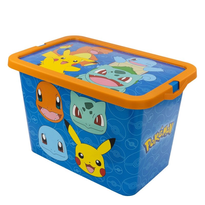 Pokémon Rock Kunststoff- 7 L Aufbewahrungsbox für Kinder – 19 × 19,5 × 29,5 cm