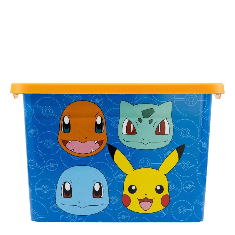 Pokémon Rock Kunststoff- 7 L Aufbewahrungsbox für Kinder – 19 × 19,5 × 29,5 cm