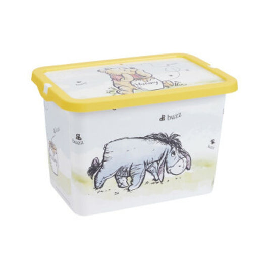 Disney Winnie the Pooh Buzz Plastic 7 L Storage Box for Kids – 19 × 19.5 × 29.5 cm