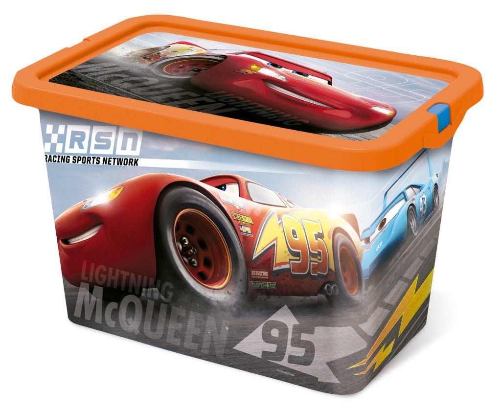 Disney Cars Future Race Plastik- 7 L Aufbewahrungsbox für Kinder – 19 × 19,5 × 29,5 cm