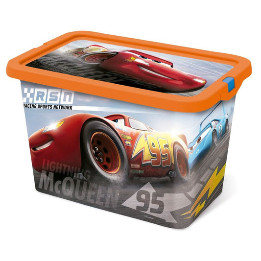 Disney Cars Future Race Plastik- 7 L Aufbewahrungsbox für Kinder – 19 × 19,5 × 29,5 cm