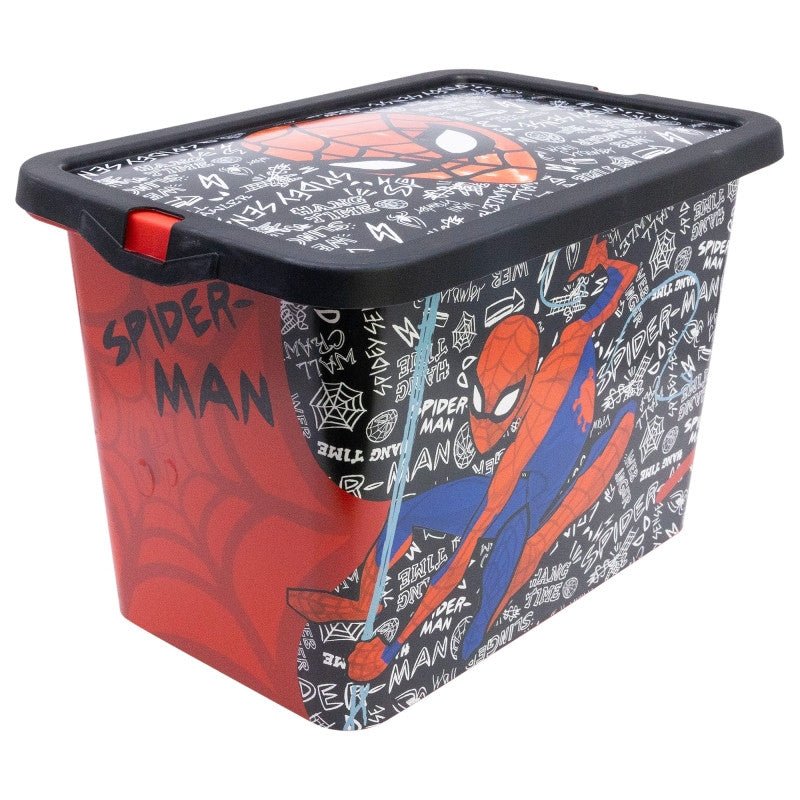 Spiderman Urban Web Kunststoff 7 L Aufbewahrungsbox für Kinder – 19 × 19,5 × 29,5 cm