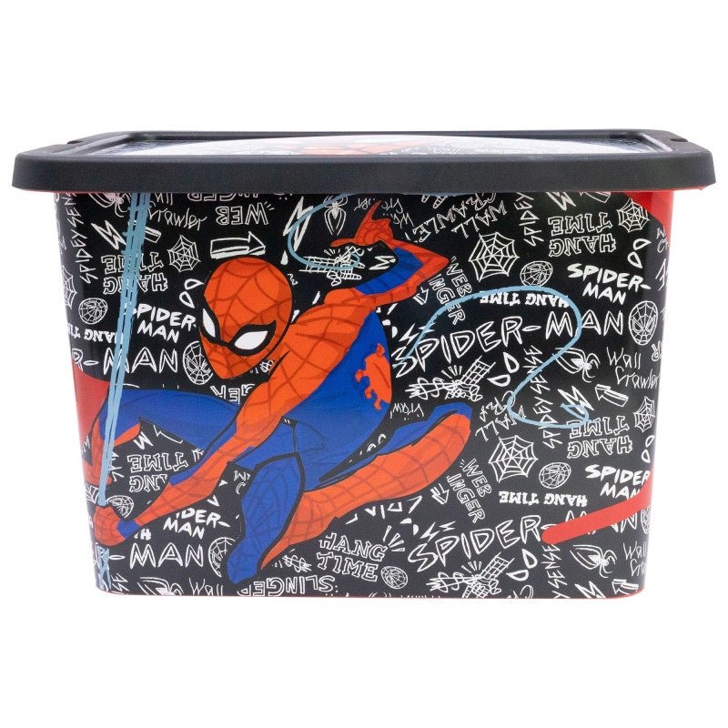 Spiderman Urban Web Kunststoff 7 L Aufbewahrungsbox für Kinder – 19 × 19,5 × 29,5 cm