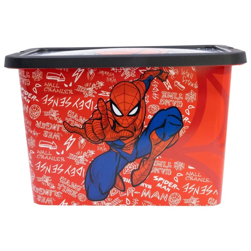 Spiderman Urban Web Kunststoff 7 L Aufbewahrungsbox für Kinder – 19 × 19,5 × 29,5 cm