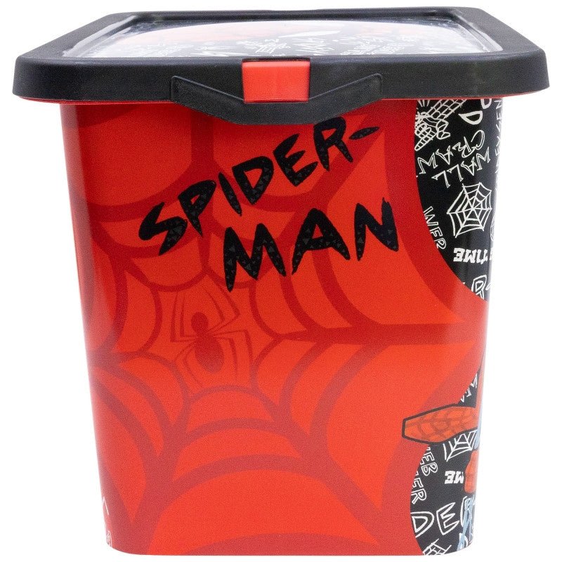 Spiderman Urban Web Kunststoff 7 L Aufbewahrungsbox für Kinder – 19 × 19,5 × 29,5 cm
