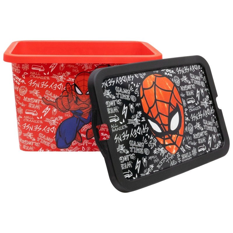 Spiderman Urban Web Kunststoff 7 L Aufbewahrungsbox für Kinder – 19 × 19,5 × 29,5 cm