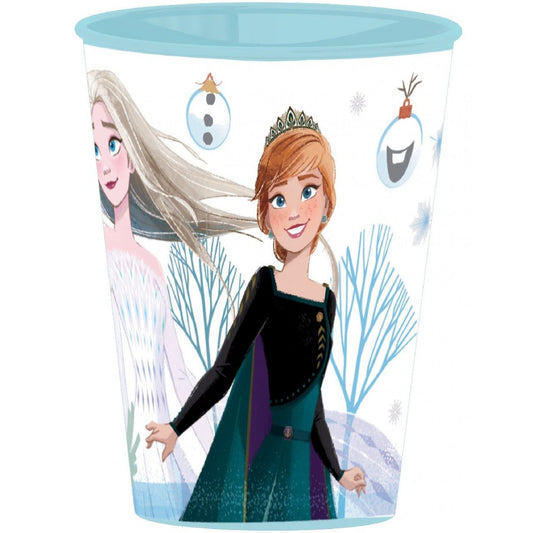 Disney Eiskönigin Royally Cool Weihnachts Kunststoffbecher für Kinder – 260 ml, BPA-frei