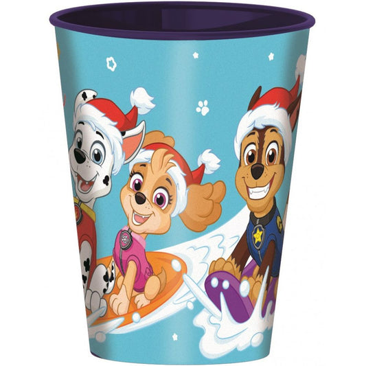 Gobelet de Noël Pat' Patrouille en plastique pour enfants – 260 ml, sans BPA