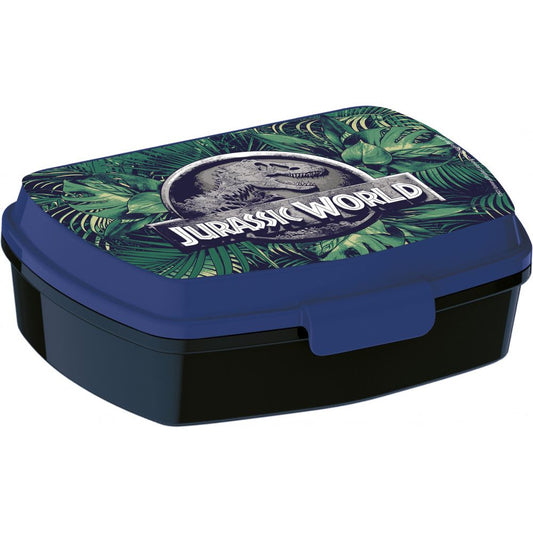 Jurassic World Lunch Box with one compartment for children - 17 x 14 x 6.5 cm, BPA-free