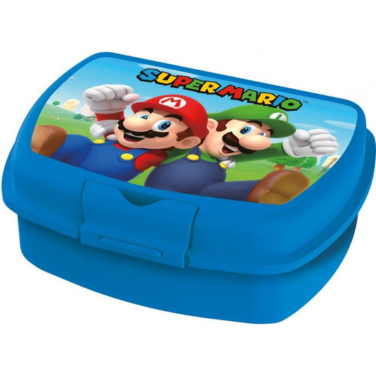 Super Mario Urban Brotdose mit einem Fach für Kinder – 18 × 14 × 7 cm, BPA-frei