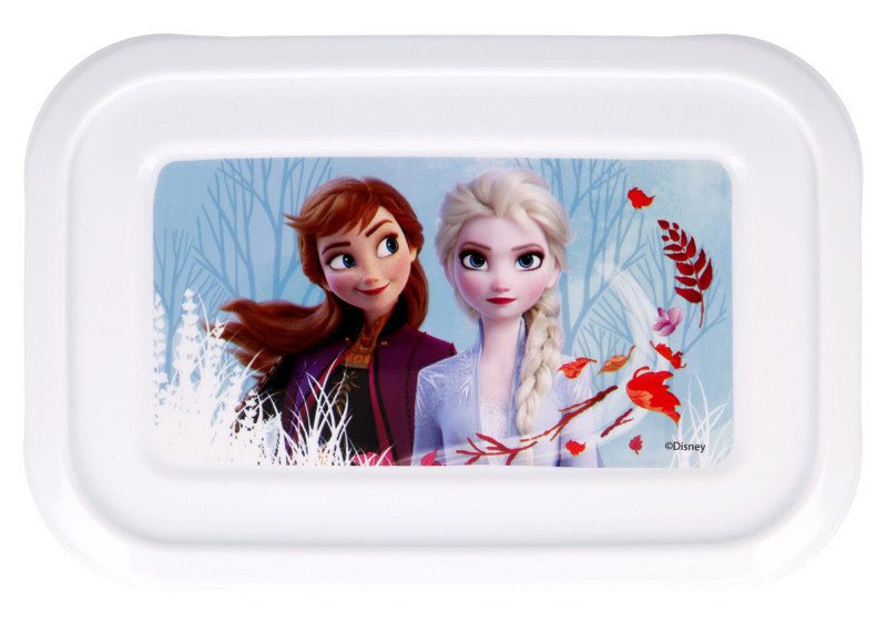 Disney Eiskönigin Blue Forest - 3er Set Brotdose mit einem Fach für Kinder – 15 × 10 × 7 cm, BPA-frei