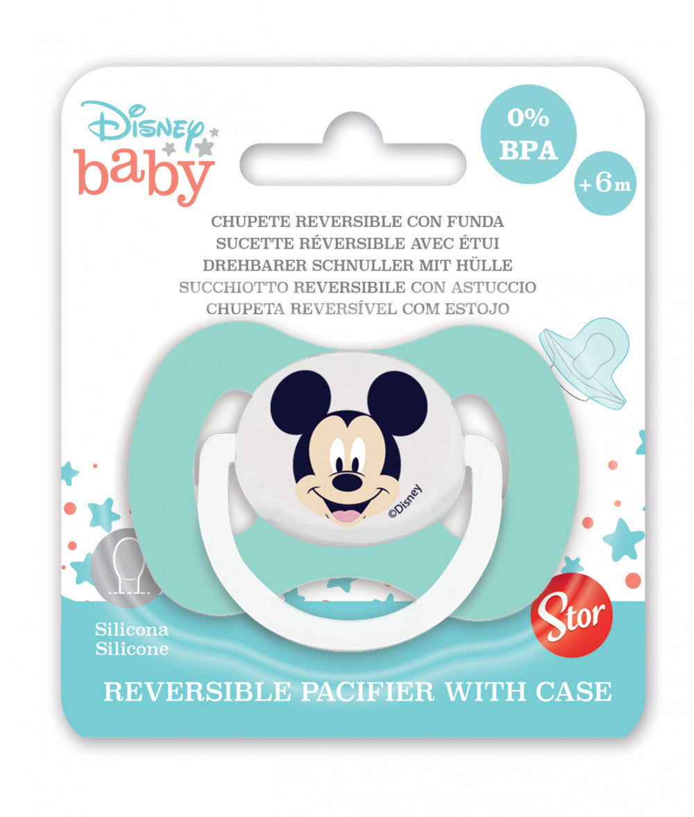 Disney Mickey wendbarer Baby-Schnuller mit Etui
