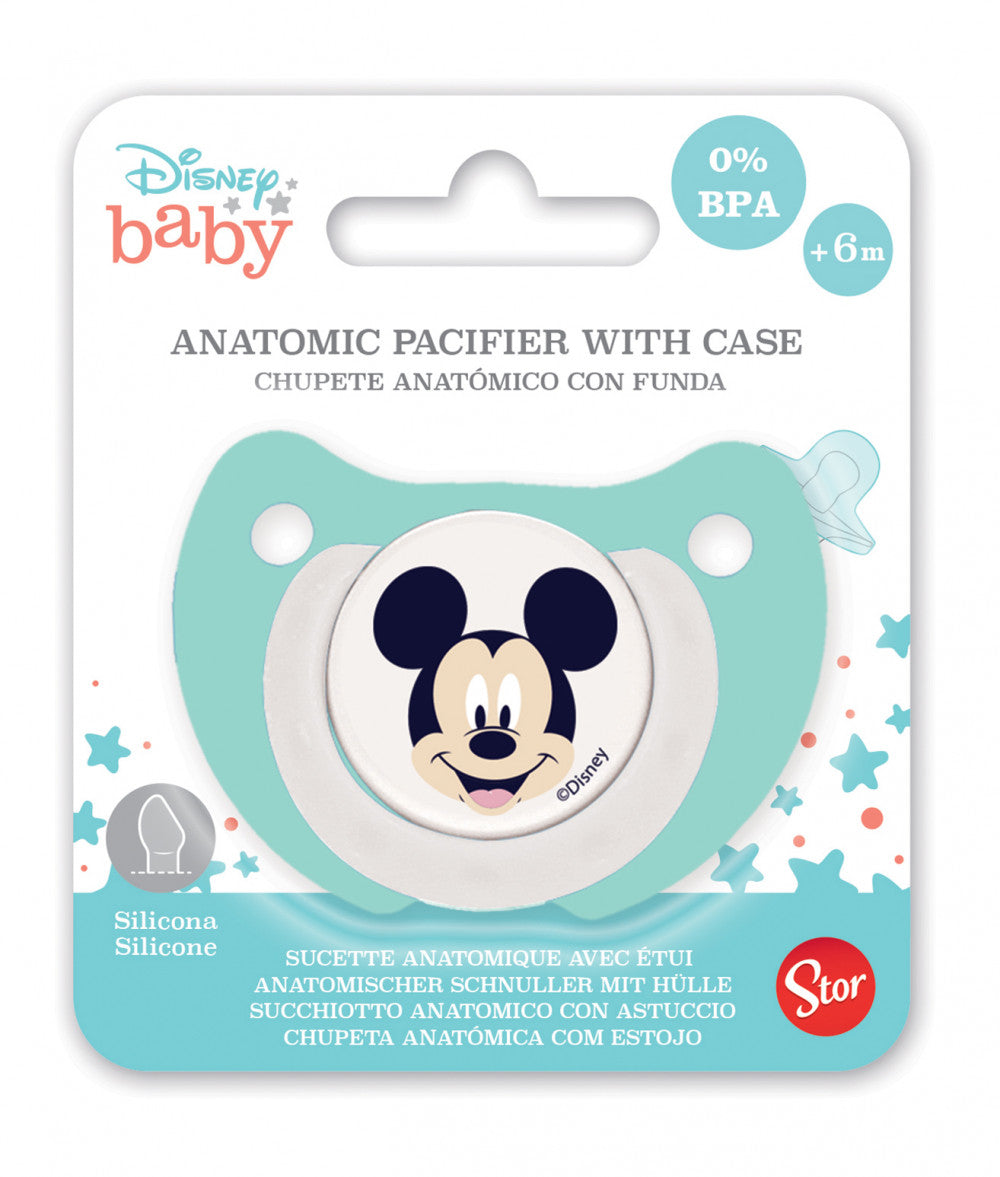 Disney Mickey Baby Schnuller mit Spiel- und Schlafoptionen mit Etui