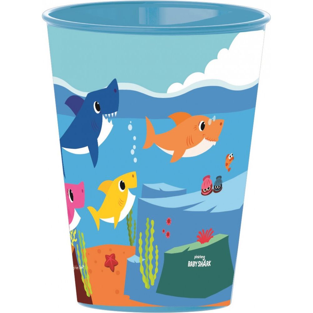 Gobelet en plastique Baby Shark pour enfants – 260 ml, sans BPA