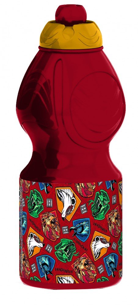 Harry Potter Sport-Trinkflasche aus Kunststoff mit Sportverschluss für Kinder – 400 ml, BPA-frei