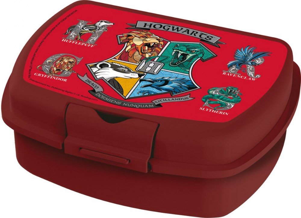 Harry Potter Urban Brotdose mit einem Fach für Kinder – 18 × 14 × 7 cm, BPA-frei