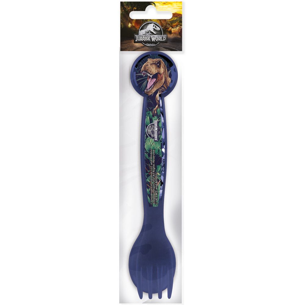 Jurassic World Besteckset aus Kunststoff - 2-teilig