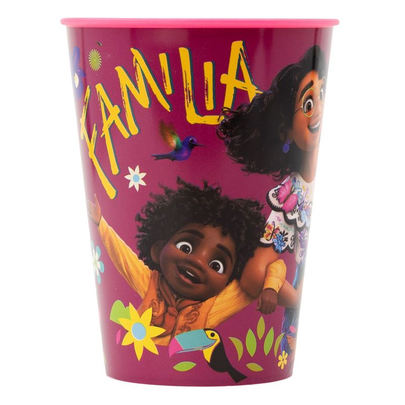 Disney Encanto Plastic Tumbler for Kids – 260 ml, BPA-Free