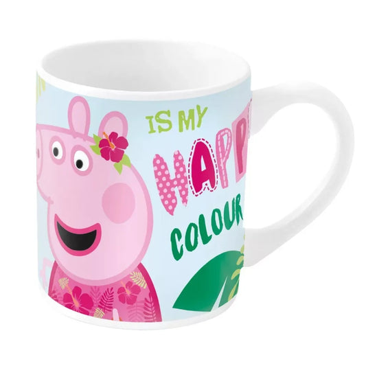 Peppa Wutz Porzellantasse „Pink is my Happy Colour“ – (235 ml) in Geschenkbox