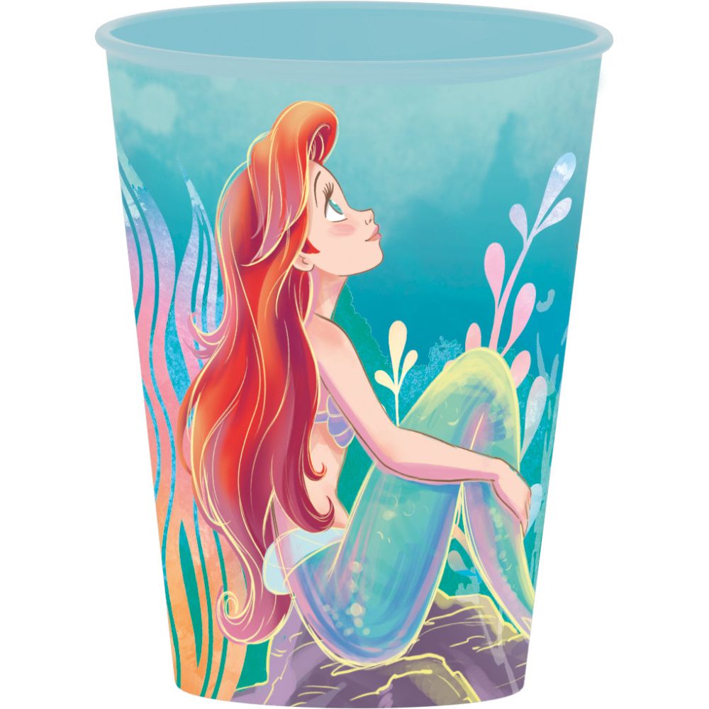 Disney Prinzessin Ariel Kunststoffbecher für Kinder – 260 ml, BPA-frei