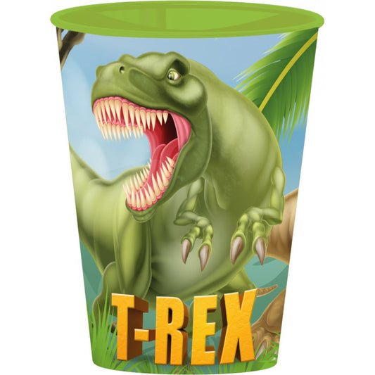 Dinosaur T-Rex Plastic Cup for Kids – 260 ml, BPA-free