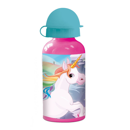 Unicorn Aluminum Drinking Bottle with Spout for Children – 400 ml