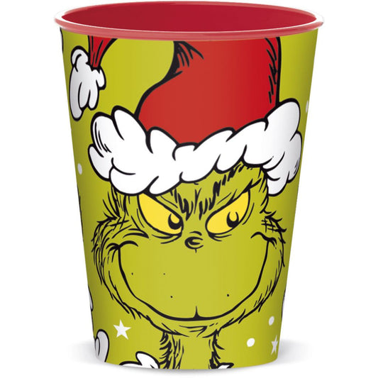 The Grinch Christmas Mischief Plastic Cup for Kids – 260 ml, BPA-Free