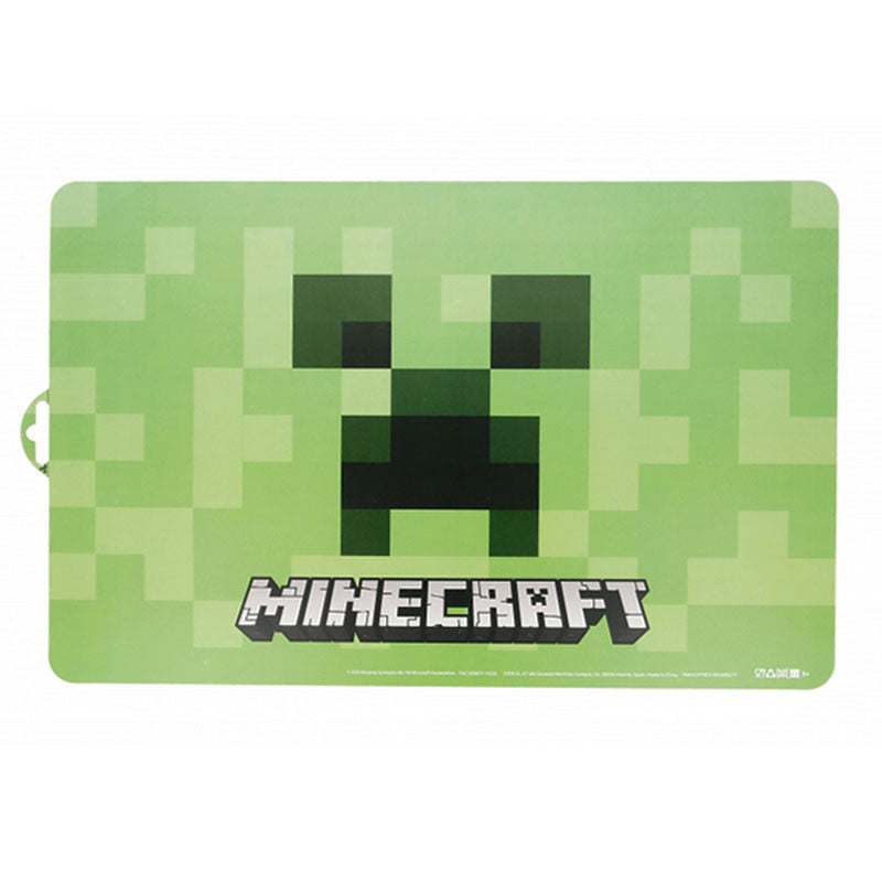 Napperons Minecraft pour enfants – 41 × 29 cm, plastique